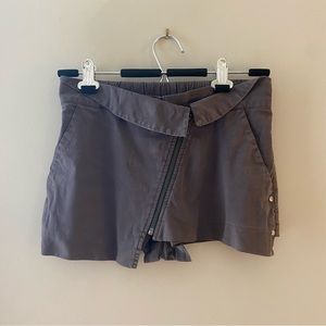 Free People skort with zipper detail